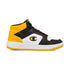 Sneakers alte bianche da uomo con dettagli neri e gialli Champion Rebound 2.0 Mid, Brand, SKU s322500304, Immagine 0